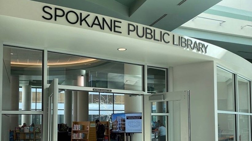 Image of Spokane Public Library at STA Plaza